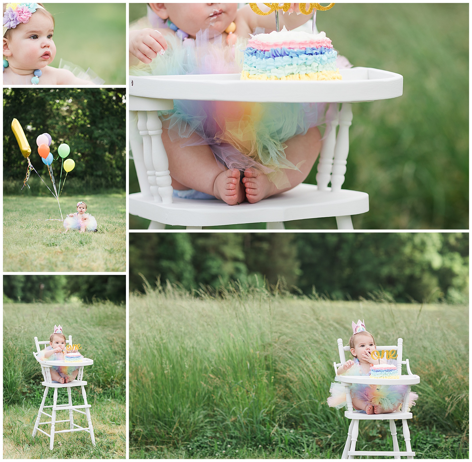 First Birthday Session Davidson NC