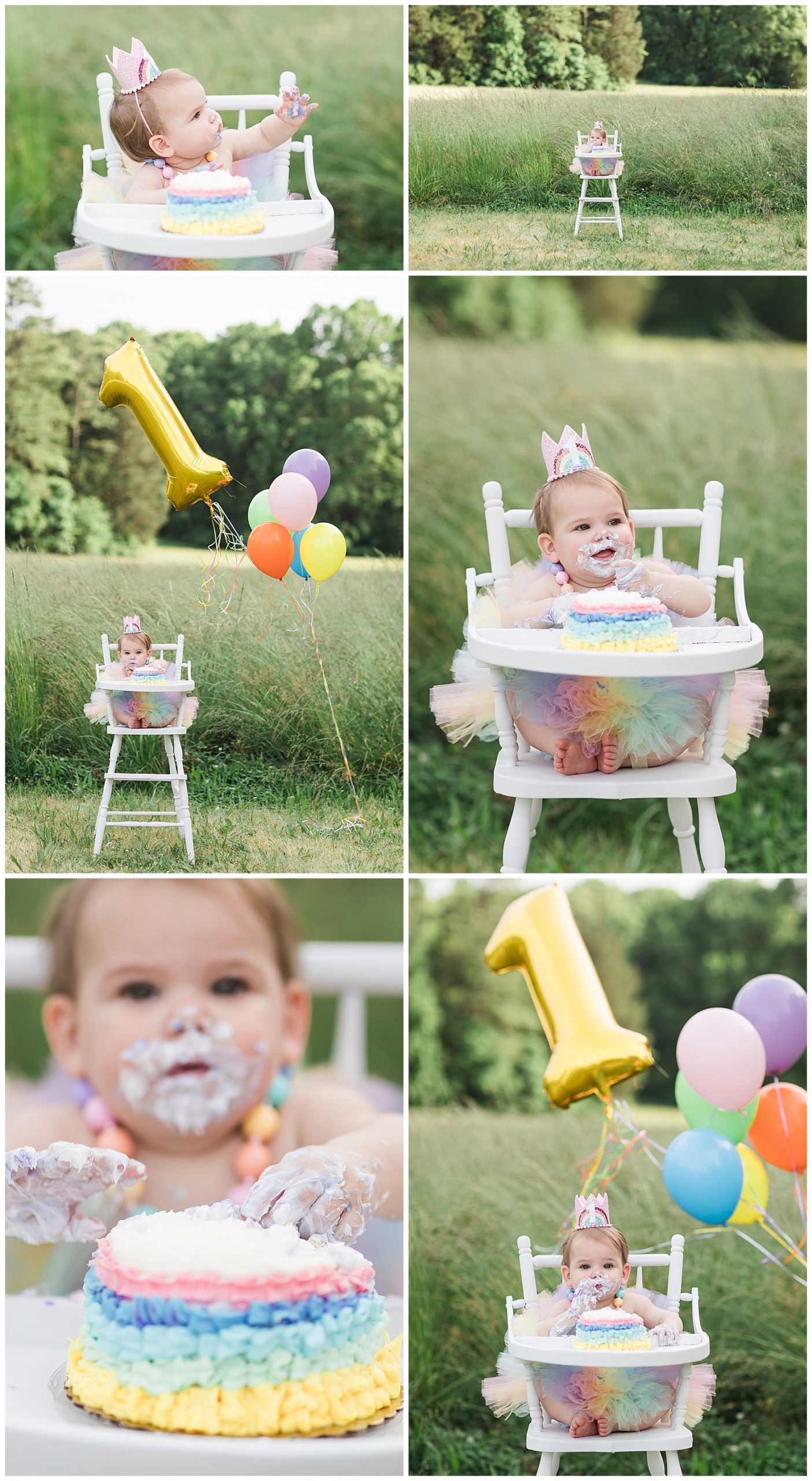 First Birthday Session Davidson NC