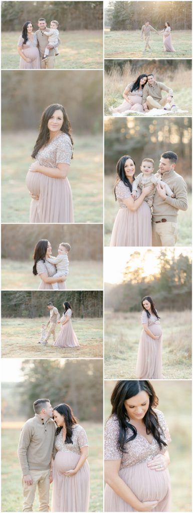 Outdoor Maternity Session Davidson NC Fisher Farm