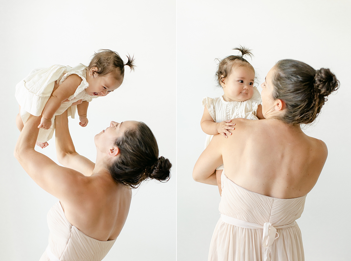 Mom interacting with her baby girl | Image by Chrissy Winchester Photography