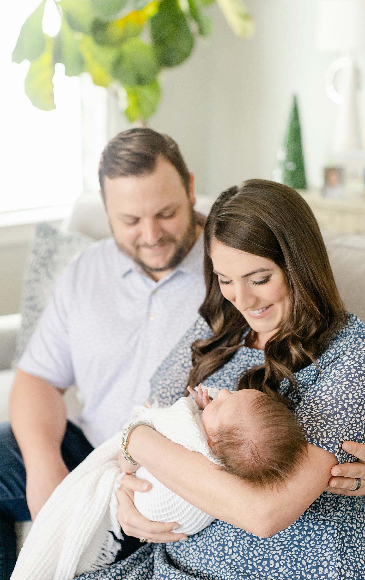 during his Charlotte In Home Newborn Session | Image by Chrissy Winchester 
