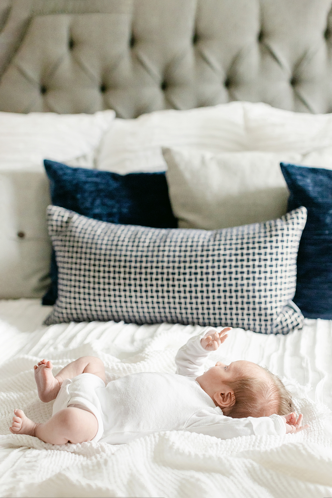 during their Charlotte In Home Newborn Session | Image by Chrissy Winchester 